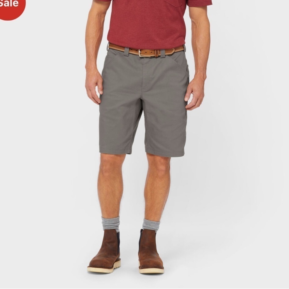 LOT OF 2 – DuluthFlex Fire Hose Foreman Relaxed Fit 11″ Shorts Gray – Size 46